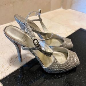 Stuart Weitzman Glitter Heels Size 7.5